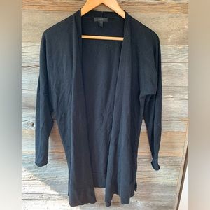 Merino J Crew cardigan black